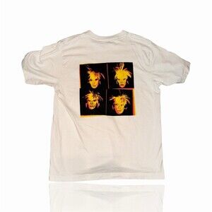 Uniqlo UT Andy Warhol All is Pretty! Mens T-Shirt White Graphic Size S